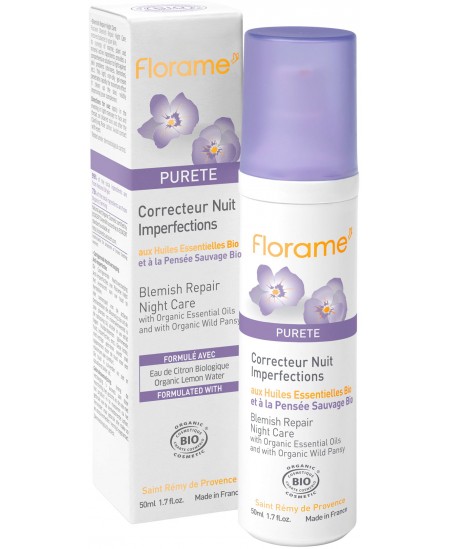 Florame - Pureté Correcteur Nuit Imperfections - 50ml Florame - Pureté Correcteur Nuit Imperfections - 50ml