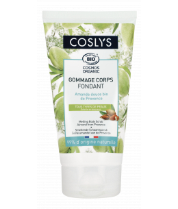 Gommage corps fondant Amande douce - 150gr - Coslys exfoliant doux espritphyto