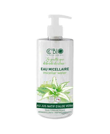 C'bio - Eau micellaire Aloé véra - 500ml