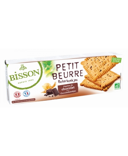 Bisson - Petit Beurre Pépites de Chocolat - 150 gr Bisson - Petit Beurre Pépites de Chocolat - 150 gr
