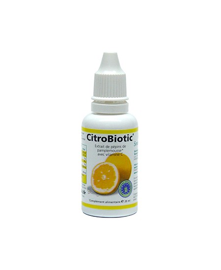 Citrobiotic Extrait de pépins de Pamplemousse 20 ml défenses immunitaires Espritphyto Citrobiotic Extrait de pépins de Pamplemousse 20 ml défenses immunitaires Espritphyto