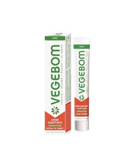 Vegebom - Crème Chauffante Tube - 40 gr Vegebom - Crème Chauffante Tube - 40 gr