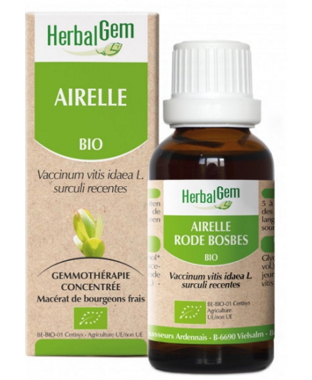 Herbalgem Gemmobase - Airelle bio Flacon compte gouttes - 50 ml Herbalgem Gemmobase - Airelle bio Flacon compte gouttes - 50 ml