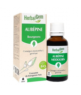 Aubépine bio Flacon compte goutes - 50 ml - Herbalgem pression artérielle Espritphyto