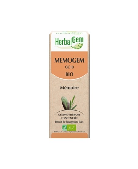 Herbalgem Gemmobase - Mémogem Bio Flacon compte gouttes - 50 ml Herbalgem Gemmobase - Mémogem Bio Flacon compte gouttes - 50 ml