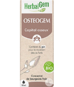 Osteogem Bio Flacon verre - 085 ml - Herbalgem ronce manganèse articulations os Espritphyto
