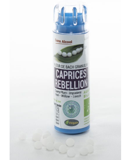 Kosmeo - Complexe Fleurs de bach Agitation et Rebellion - 130 granules Kosmeo - Complexe Fleurs de bach Agitation et Rebellion - 130 granules
