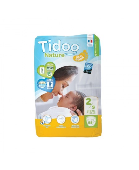 Tidoo - 58 couches T/S - 3/6 kilos