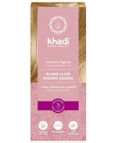 Khadi - Teinture aux Plantes Blond Clair - 100 gr Khadi - Teinture aux Plantes Blond Clair - 100 gr