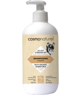 Cosmo Naturel - Shampoing au lait d'ânesse + HE - 500 ml