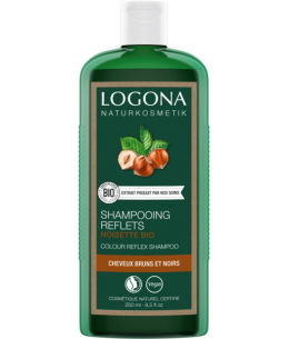 Logona - Shampoing reflets noisette bio - 250 ml reflets noisette brun - 250 ml - Logona Espritphyto