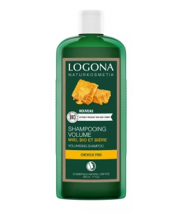 Logona - Shampoing volumateur à la bière et au miel - 250 ml
