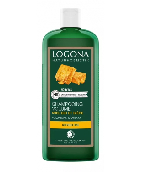 Logona - Shampoing volumateur à la bière et au miel - 250 ml Logona - Shampoing volumateur à la bière et au miel - 250 ml