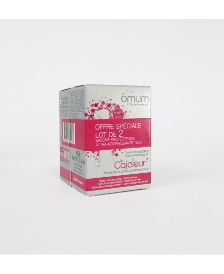 Omum - Offre Duo 2 savons Le Cajoleur - 2 x 100 gr Omum - Offre Duo 2 savons Le Cajoleur - 2 x 100 gr