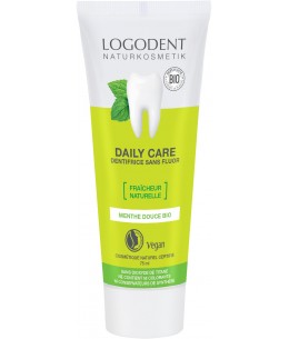Daily Care dentifrice à la Menthe - 75 ml - Logona hygiène bucco dentaire Espritphyto