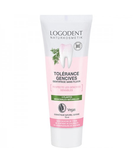 Logona - Gel dentaire 5 plantes médicinales Gencives sensibles - 75 ml Logona - Gel dentaire 5 plantes médicinales Gencives sensibles - 75 ml