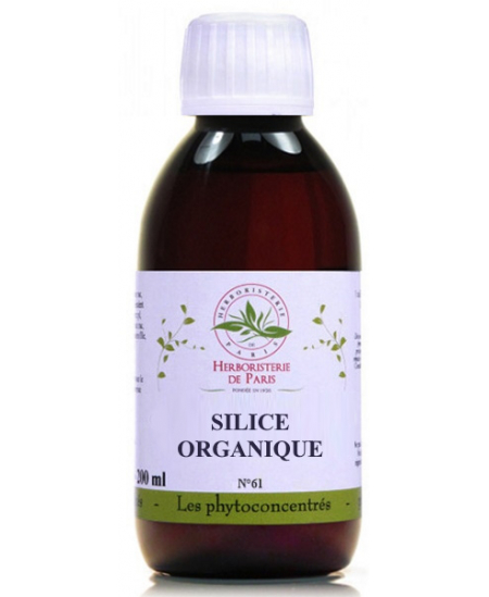 Phyto concentré Silice organique Ongles et Cheveux Reminéralisation - 200ml - Herboristerie de Paris silicium organique