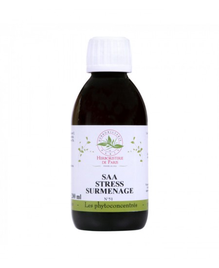 Herboristerie de Paris - Phyto concentré SAA Stress Surmenage - 200ml Herboristerie de Paris - Phyto concentré SAA Stress Surmenage - 200ml