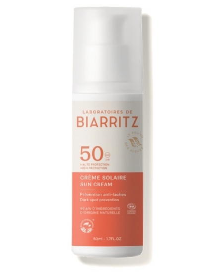 Crème Solaire visage SPF50 50ml Laboratoire de Biarritz protection solaire Espritphyto Crème Solaire visage SPF50 50ml Laboratoire de Biarritz protection solaire Espritphyto