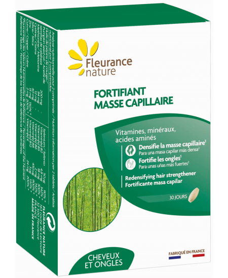 Fleurance Nature - Fortifiant masse capillaire - 60 comprimés
