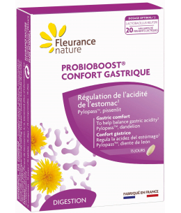 Probioboost confort gastrique - 15 comprimés - Fleurance Nature lactobacillus reuteri racine de pissenlit