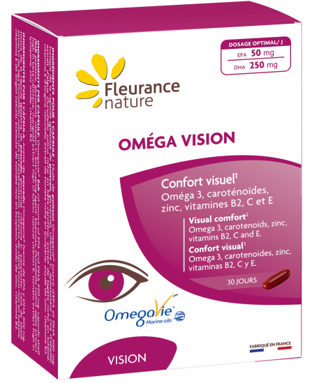 Fleurance Nature - Oméga vision - 30 capsules