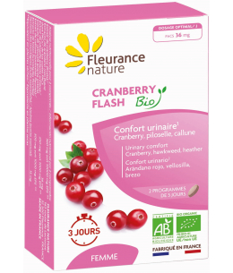 Fleurance Nature - Cranberry Flash Bio - 14 comprimés