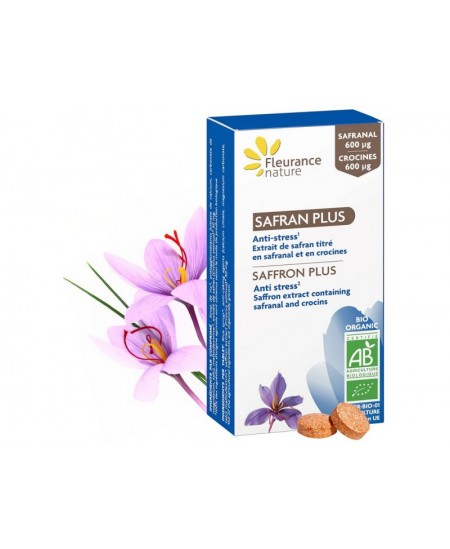 Fleurance Nature - Safran PLUS Bio - 15 comprimés Fleurance Nature - Safran PLUS Bio - 15 comprimés