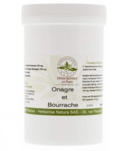 Herboristerie de Paris - Onagre Bourrache Vitamine E - 220 capsules