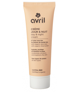 Avril - Crème jour et nuit à l'aloé vera et beurre de karité - 50 ml