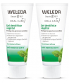 Duo Gel dentifrice végétal sensibilité gingivale – 2 x 75 ml - Weleda menthe verte Espritphyto