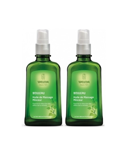 Weleda - Duo Huiles de massage minceur bouleau – 2 x 100 ml Weleda - Duo Huiles de massage minceur bouleau – 2 x 100 ml