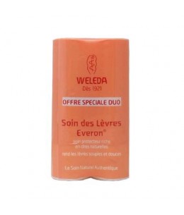 Weleda - Duo Soin des lèvres Everon riche en cires naturelles 2 x 4 g