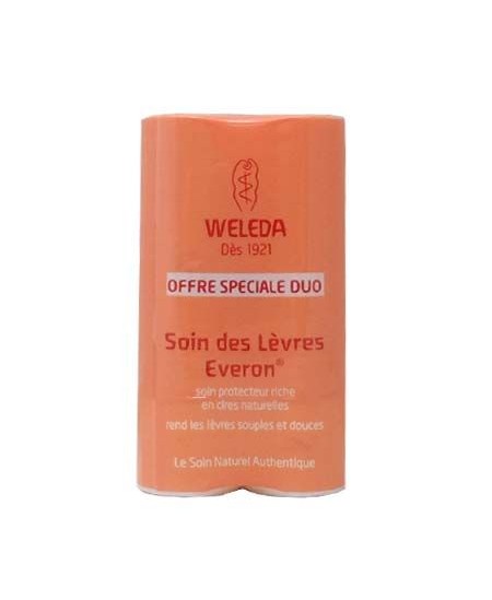 Weleda - Duo Soin des lèvres Everon riche en cires naturelles 2 x 4 g Weleda - Duo Soin des lèvres Everon riche en cires naturelles 2 x 4 g