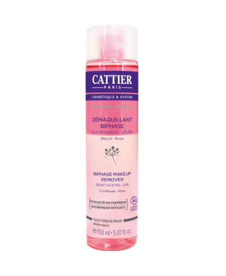 Cattier - Démaquillant biphase yeux et lèvres Symphonie Végétale - 150 ml Cattier - Démaquillant biphase yeux et lèvres Symphonie Végétale - 150 ml