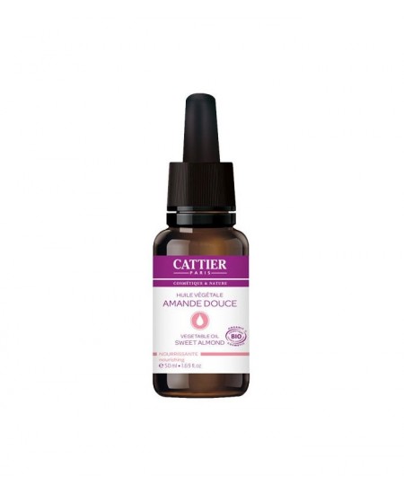 Cattier - Huile végétale Amande Douce Nourrissante - 50 ml Cattier - Huile végétale Amande Douce Nourrissante - 50 ml