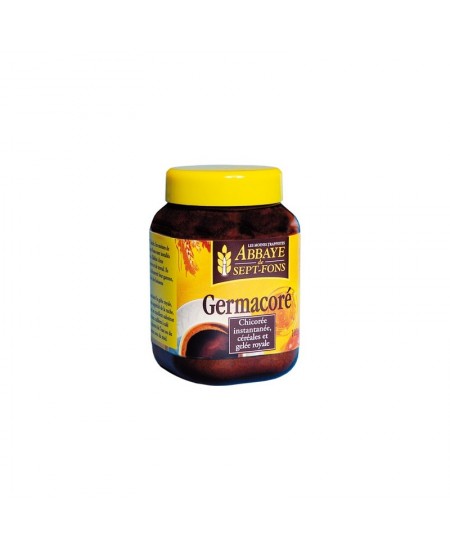 Abbaye de Sept Fons - Germacoré Chicorée instantanée avec céréales et gelée royale - 100 g Abbaye de Sept Fons - Germacoré Chicorée instantanée avec céréales et gelée royale - 100 g