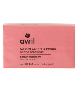 Avril - Savon corps et mains Framboise 100g - 100 gr
