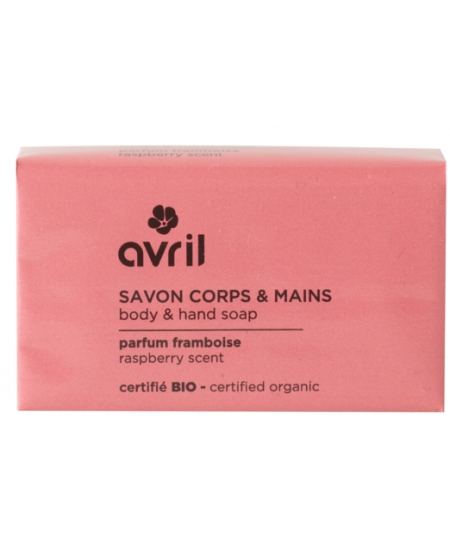 Avril - Savon corps et mains Framboise 100g - 100 gr Avril - Savon corps et mains Framboise 100g - 100 gr