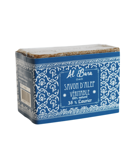 Al Bara - Savon d'Alep 35% de laurier - 200 g Al Bara - Savon d'Alep 35% de laurier - 200 g