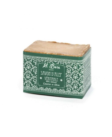 Al Bara - Savon d'Alep olive et 20% de laurier - 200 g Al Bara - Savon d'Alep olive et 20% de laurier - 200 g