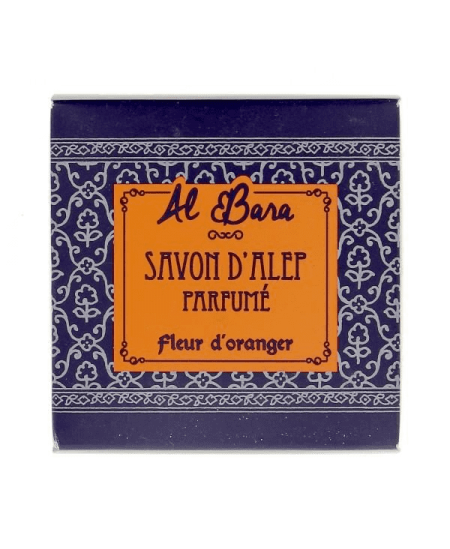 Al Bara - Savon d'Alep parfumé Fleur d'Oranger - 100 g Al Bara - Savon d'Alep parfumé Fleur d'Oranger - 100 g