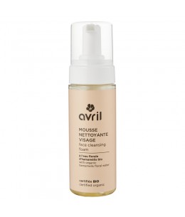 Mousse nettoyante démaquillante visage - 150 ml - Avril hamamelis lotus aloe vera Espritphyto