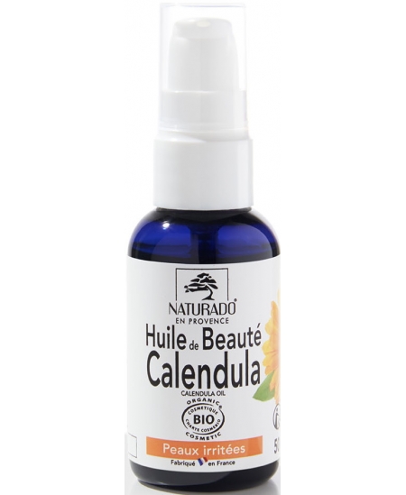 Naturado - Huile de Calendula Peaux irritées, après solaire - 50 ml Naturado - Huile de Calendula Peaux irritées, après solaire - 50 ml