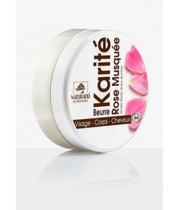 Naturado - Beurre de karité Rose musquée - 150 ml