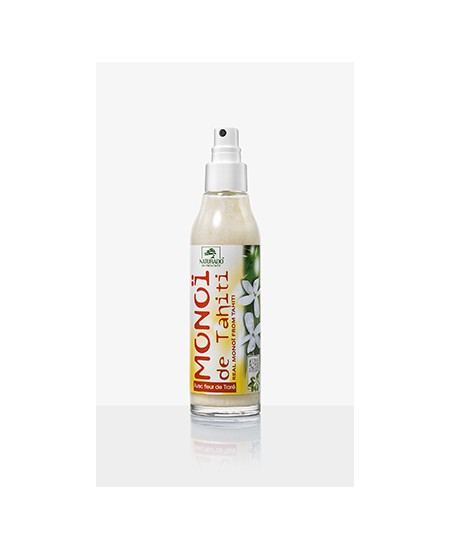 Naturado - Véritable Monoi de Tahiti naturel avec sa Fleur de Tiaré - 150 ml