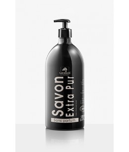 Naturado - Savon liquide Extra Pur sans parfum - 1 litre