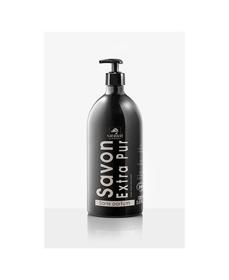 Naturado - Savon liquide Extra Pur sans parfum - 1 litre Naturado - Savon liquide Extra Pur sans parfum - 1 litre