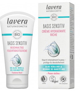 Lavera - Crème hydratante riche Aloe Vera bio et Karité bio - 50 ml