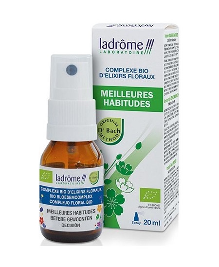 Ladrome - Complexe d'élixirs floraux MEILLEURES HABITUDES - 20 ml Ladrome - Complexe d'élixirs floraux MEILLEURES HABITUDES - 20 ml